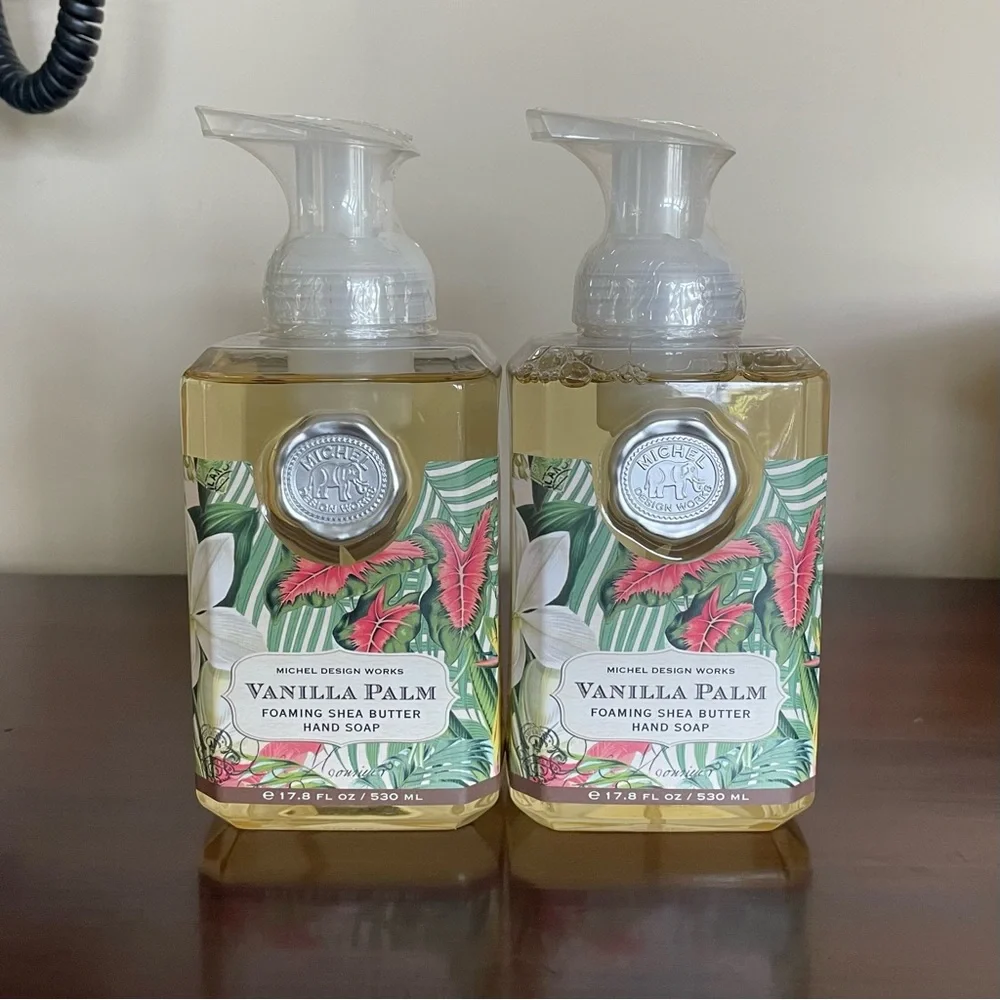 Michel Design Works Vanilla Palm Foaming Hand Soap (2-Pack)